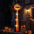 Ktaxon 10' Halloween Inflatables Pumpkin Man Outdoor Halloween Animated Decoration,w/ Rotating Head,Built-In LED