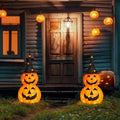 Ktaxon 3FT Pumpkins Halloween Lighted Pumpkin Outdoor Decoration for Holiday Lawn Garden Party,2Pcs