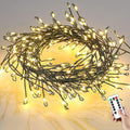 Outdoor String Lights with Remote,100M 3000LED Plug-in Powered Waterproof Fairy Lights, Copper Wire Christmas String Lights for Wedding, Party