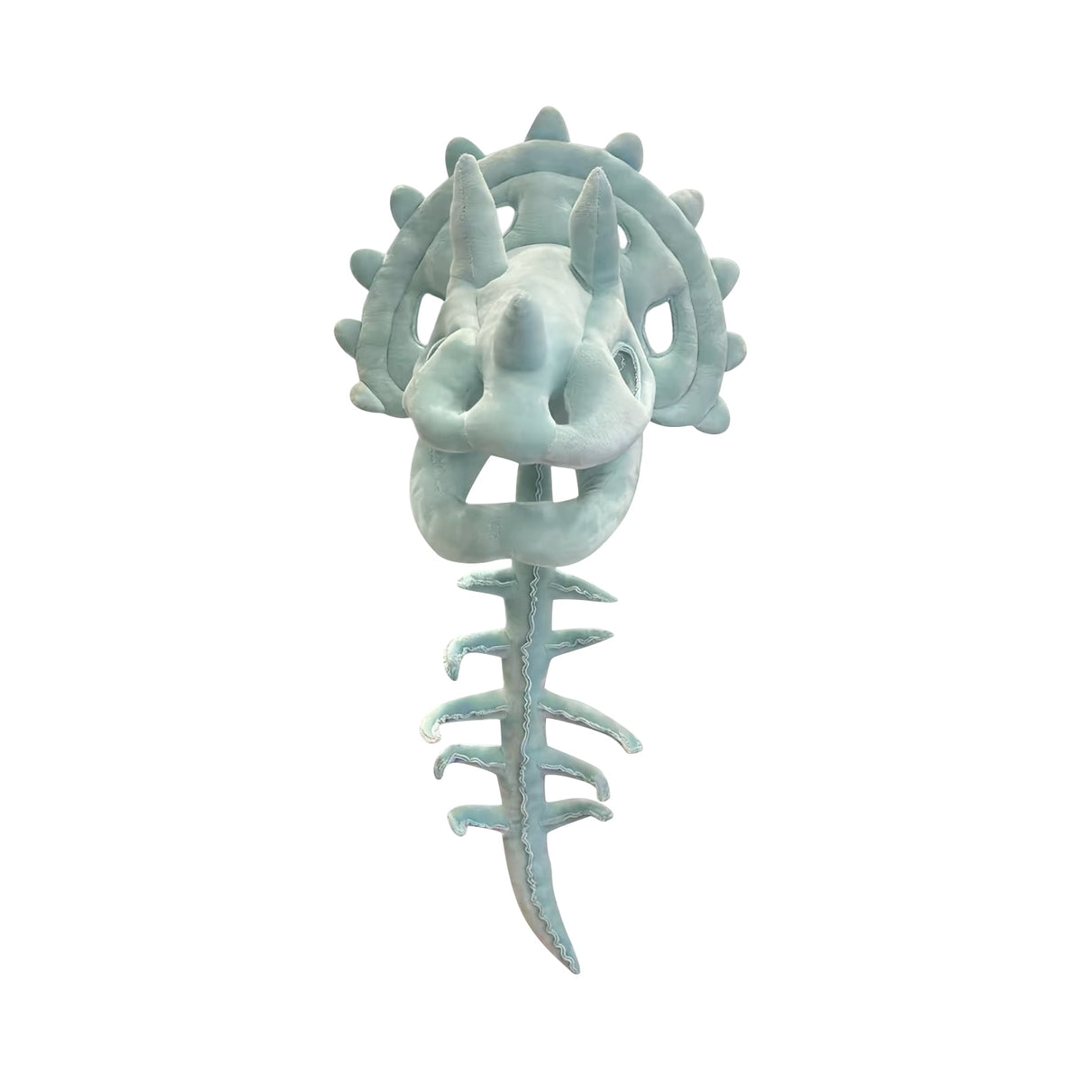 Plush Dinosaur Skeleton Wall Decor Light Blue All Ages Halloween