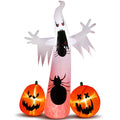 11.8FT Halloween Inflatable Ghost Spider Pumpkin Decoration with LED Lights for Yard Garden Party