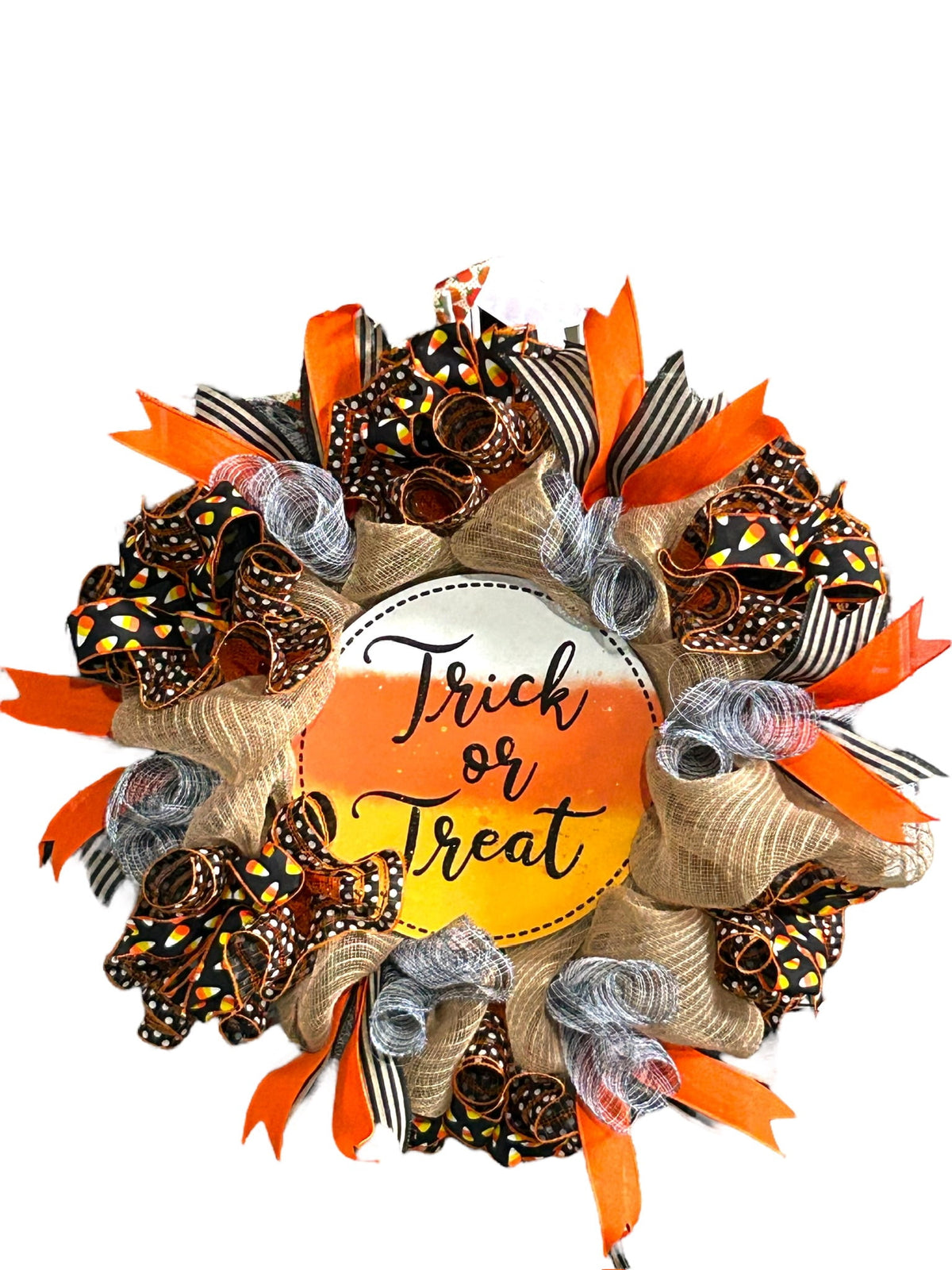 Trick or Treat Wreath Halloween Wreath Halloween Décor
