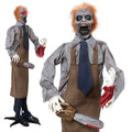 Zimtown 5.7FT Halloween Animatronic Chainsaw Man The Sound Activated Halloween Prop