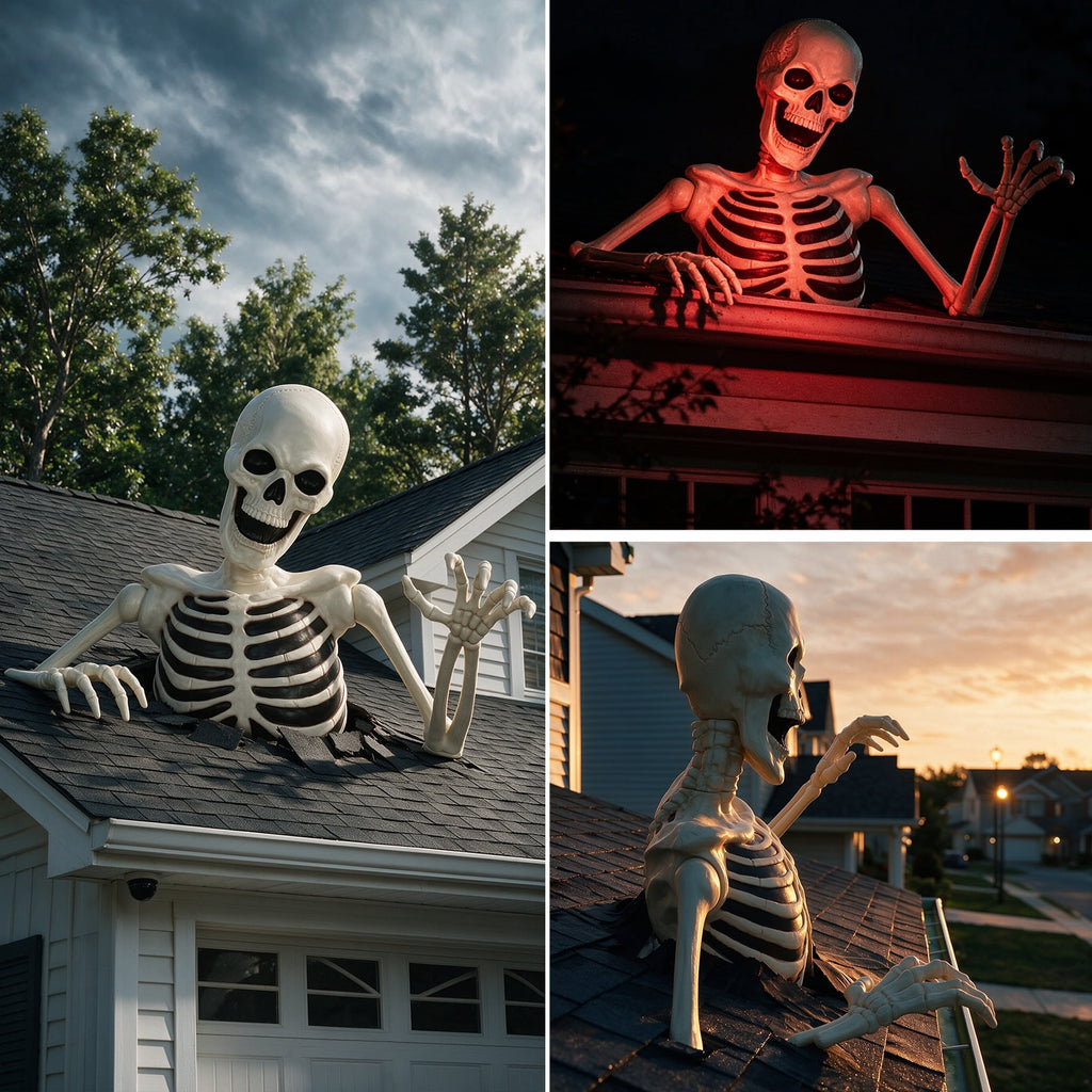 Seasons 35" Halloween Giant Groundbreaker Skeleton, Halloween Decoration for Outdoor Lawn Yard and Porch