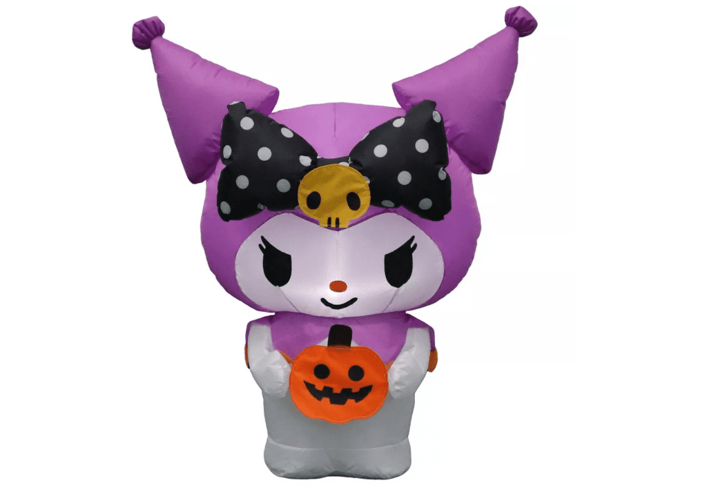 Sanrio 38.5" Airblown Kuromi Halloween Inflatable Decoration Light Purple