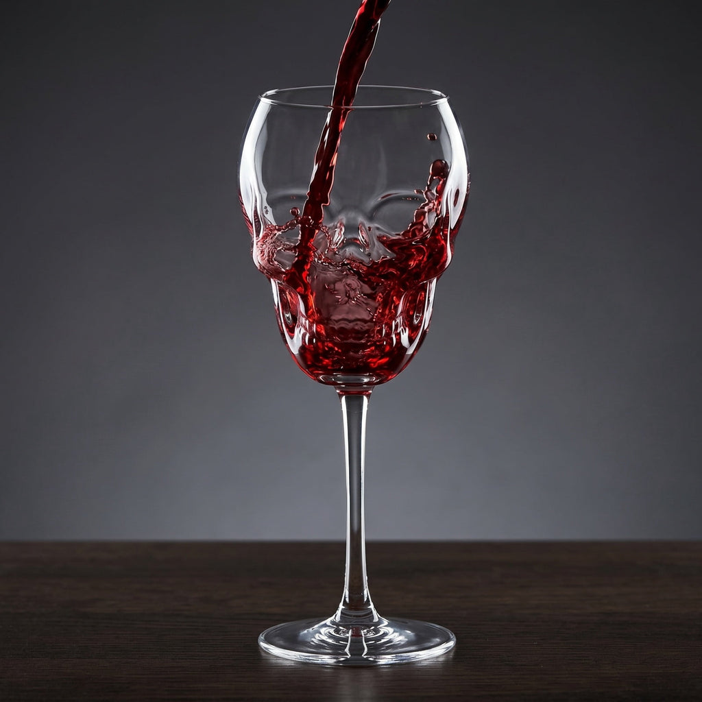 2 Pcs Halloween Skeleton Wine Glasses, Halloween Drinking Glasses, Skeleton Goblets, Hotel Family Party Favors