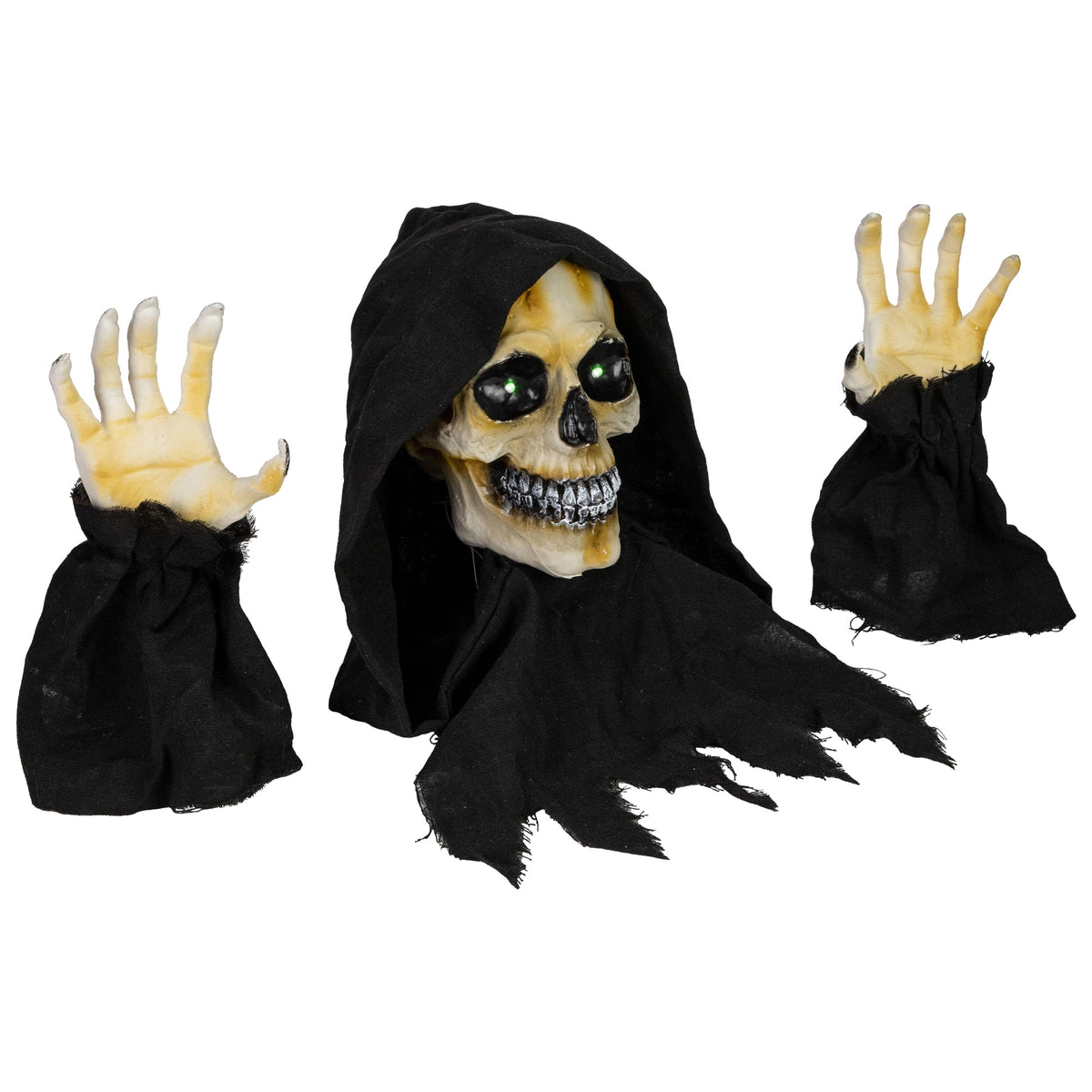 Northlight LED Lighted Grim Reaper with Sound Outdoor Halloween Decoration - 8"