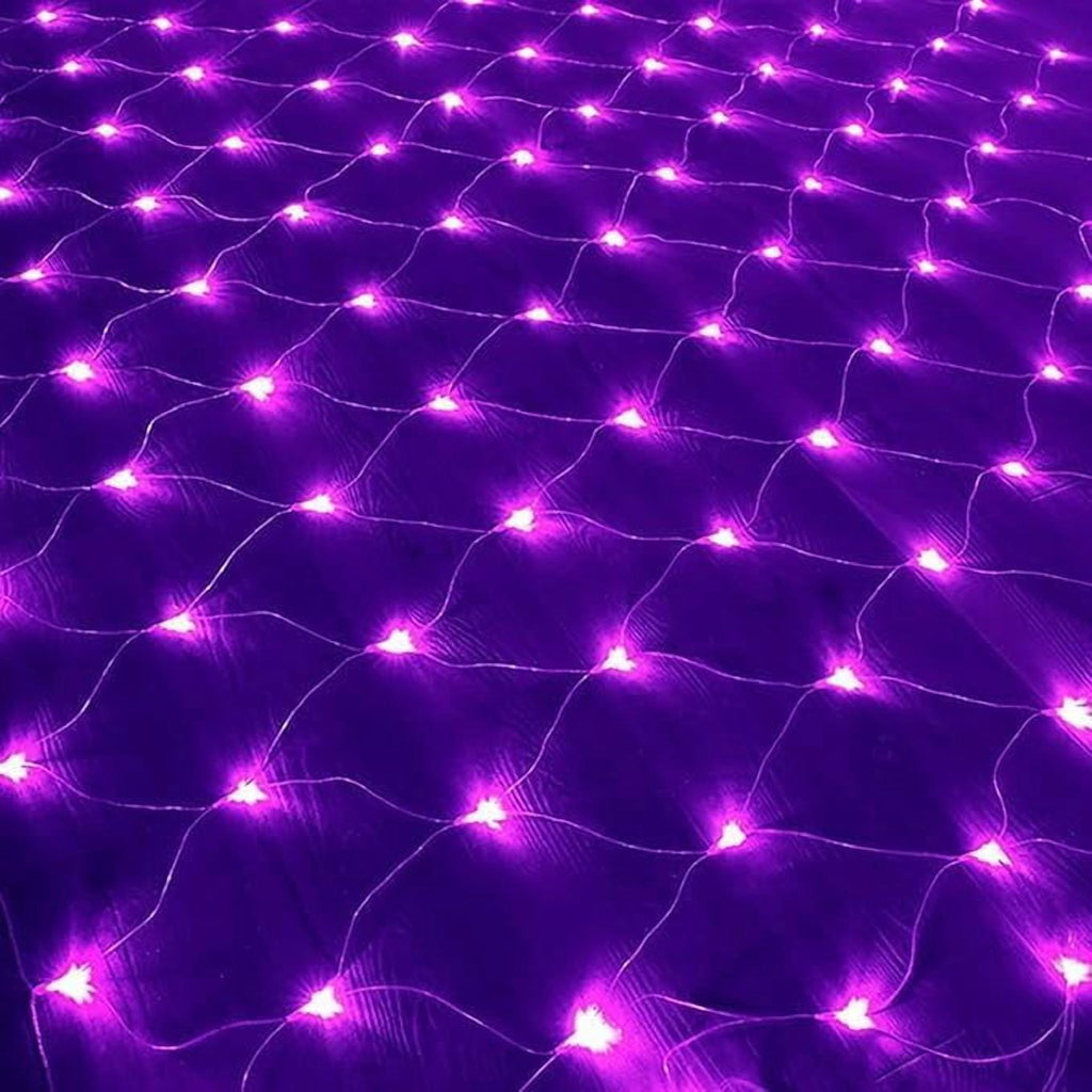 SHANJIA Garden Net Lights Battery Operated, 4mx6m 672LEDMesh Fairy String Lights Fairy Net Lights 8 Modes Waterproof Net Mesh String Lights for Garden Balcony Decor