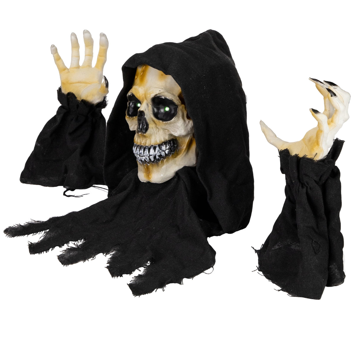 Northlight LED Lighted Grim Reaper with Sound Outdoor Halloween Decoration - 8"