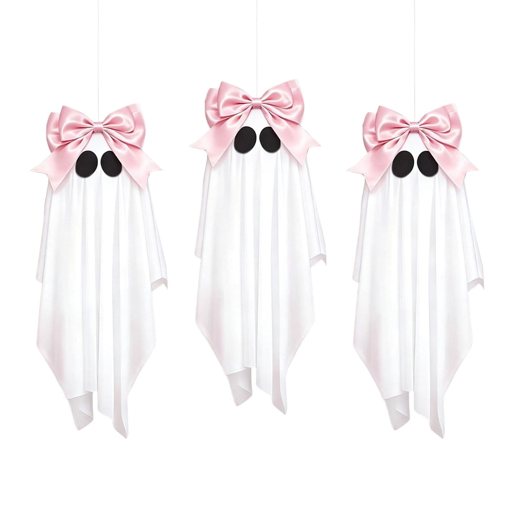 Halloween Decorations 3PC Light Up Ghost Spooky Ghost Decor with Remote for Porch Home Indoor Outdoor Garden Yard Lawn Party Decor
