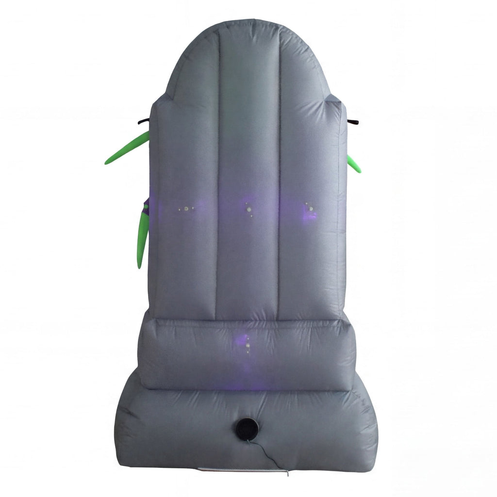 Tombstone with Prism Spider Airblown Yard Inflatable, Multicolor, 5', Halloween by Way To Celebrate