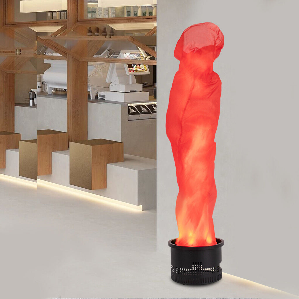 Simulated Campfire Light, Fake Flame Light for Campfire Parties, Outings, Markets, Shops Electric Red Flame Light