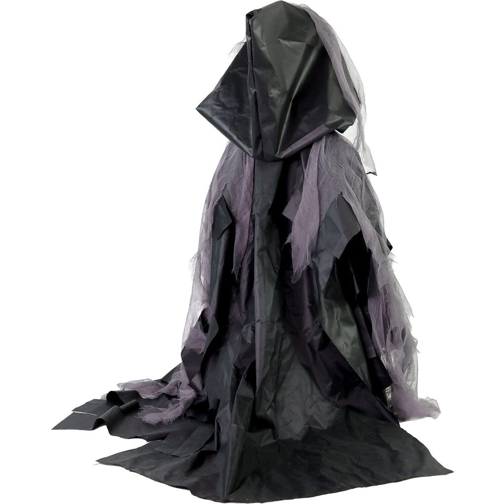 Haunted Hill Farm 3.0-Ft. Touch-Activated Rising Reaper with Tombstone Halloween Accessory